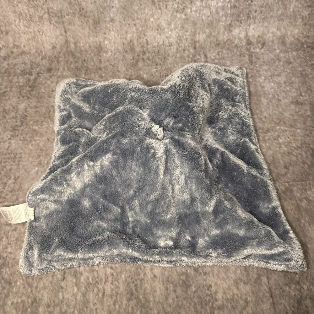 Carters Gray White Panda Security Blanket Lovey Plush